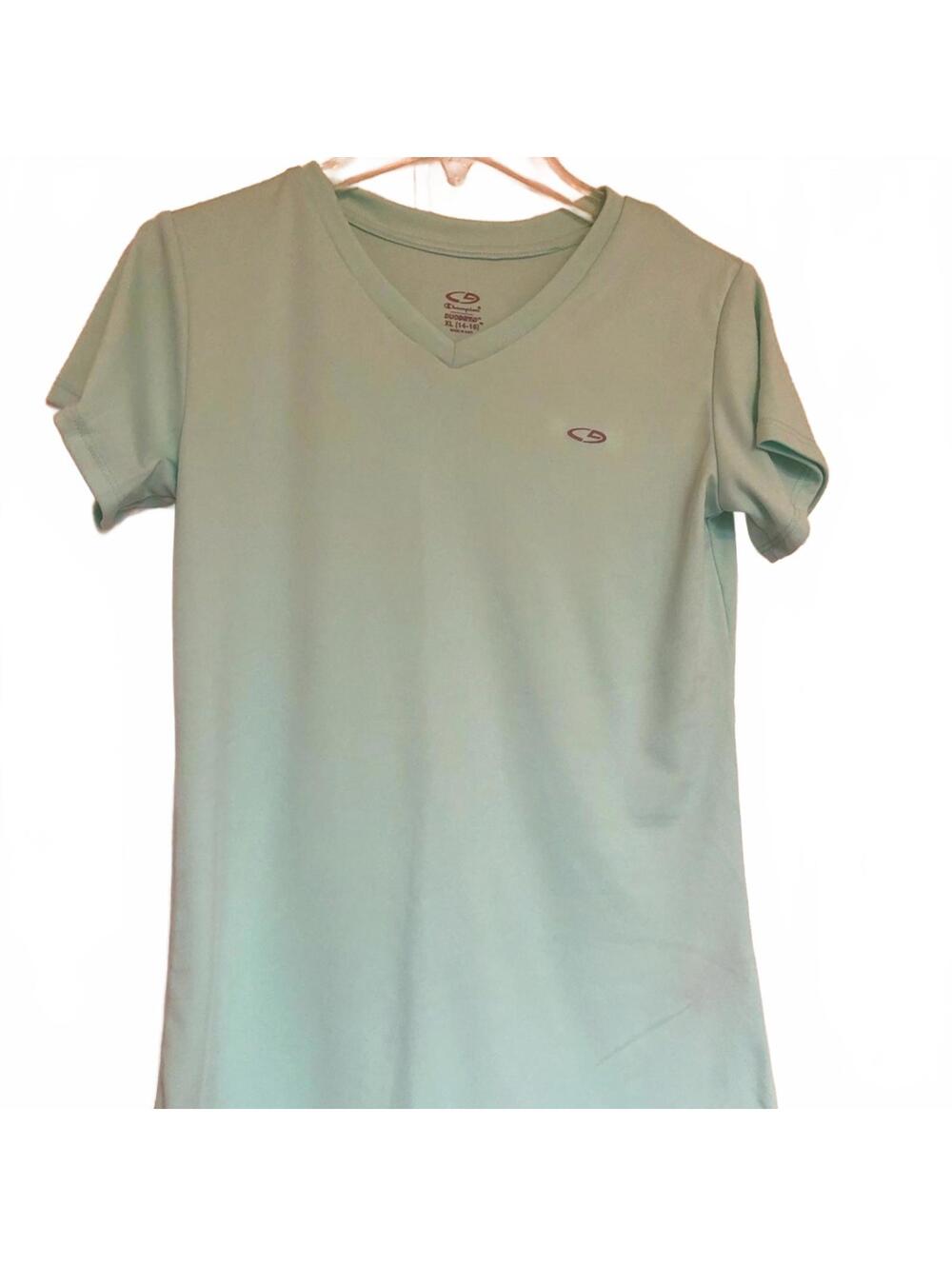 C9 Athletic V-Neck Top Performance Workout Shirt Athleisure Activewear